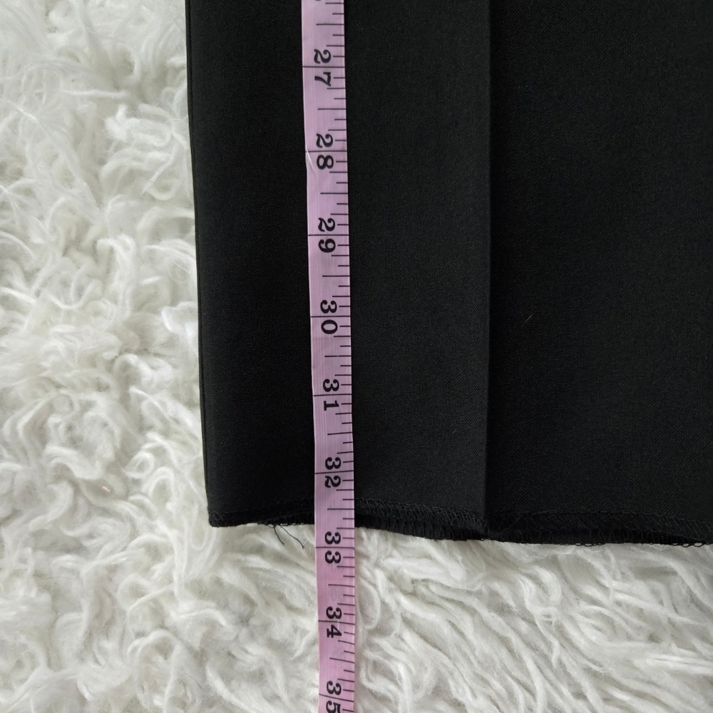 NEIL ALLYN “COMFORT POLY” FLAT FRONT WOMEN’S BLACK TUXEDO PANTS. Comfort… - Picture 6 of 8
